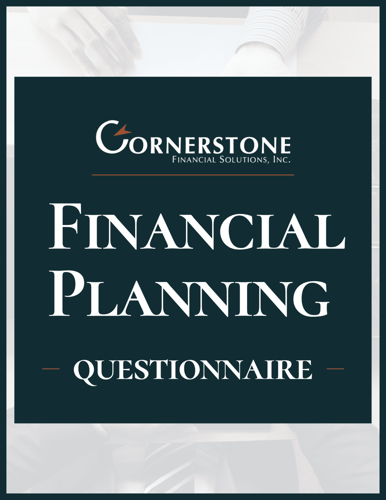 Contact Us  Cornerstone Financial Solutions Inc
