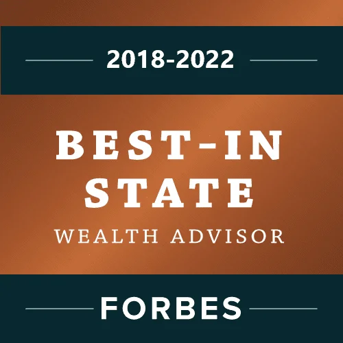 Forbes Best in State Wealth Advisor Award 2018-2022 Cornerstone Financial Solutions Inc