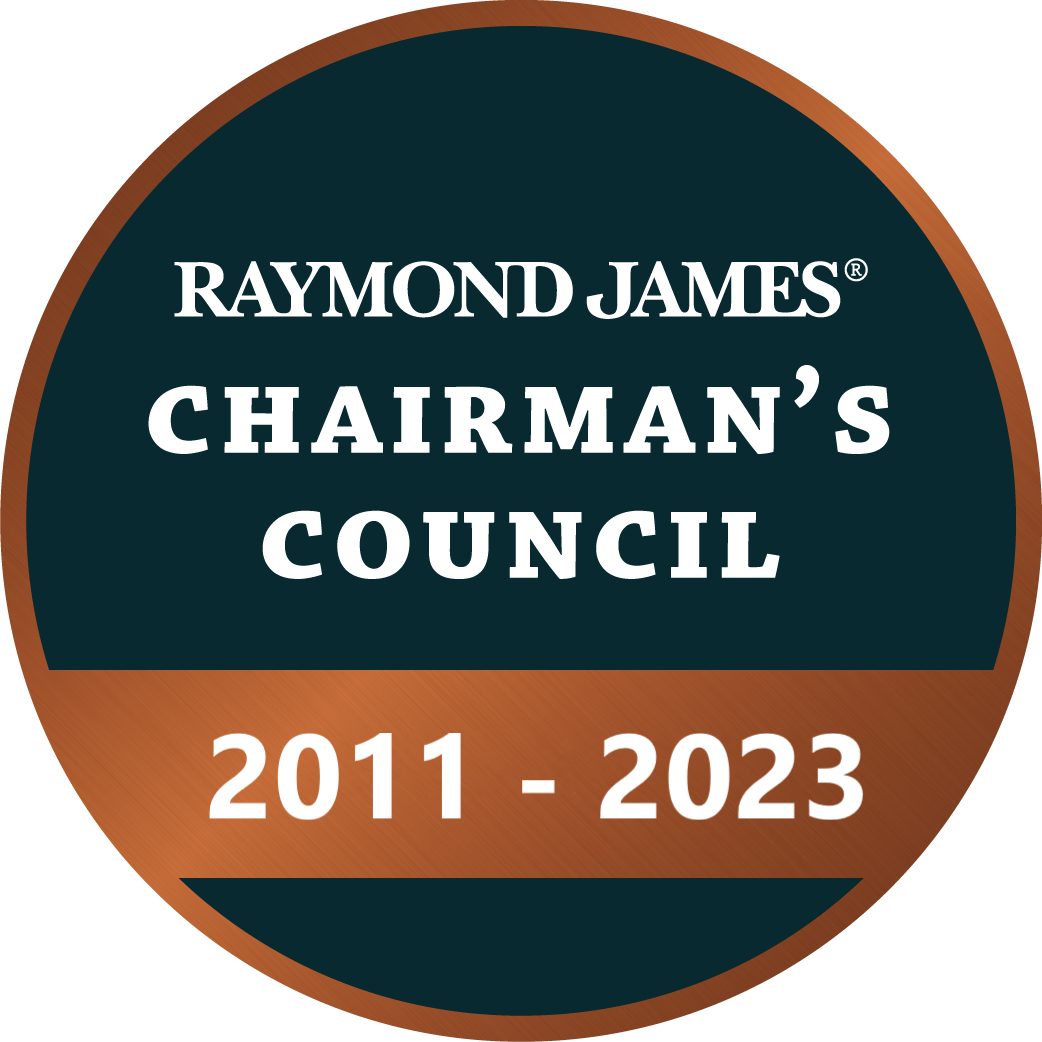 Awards-Graphic-RJ-Chairmans-Council Gordon Wollman has been recognized with several honors, including Raymond James Chairman's Council.