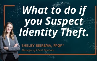 What Should You Do If You Suspect Identity Theft?