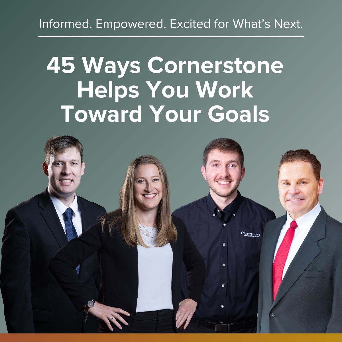 45 Ways 1200x1200 45 Benefits of Working with Cornerstone