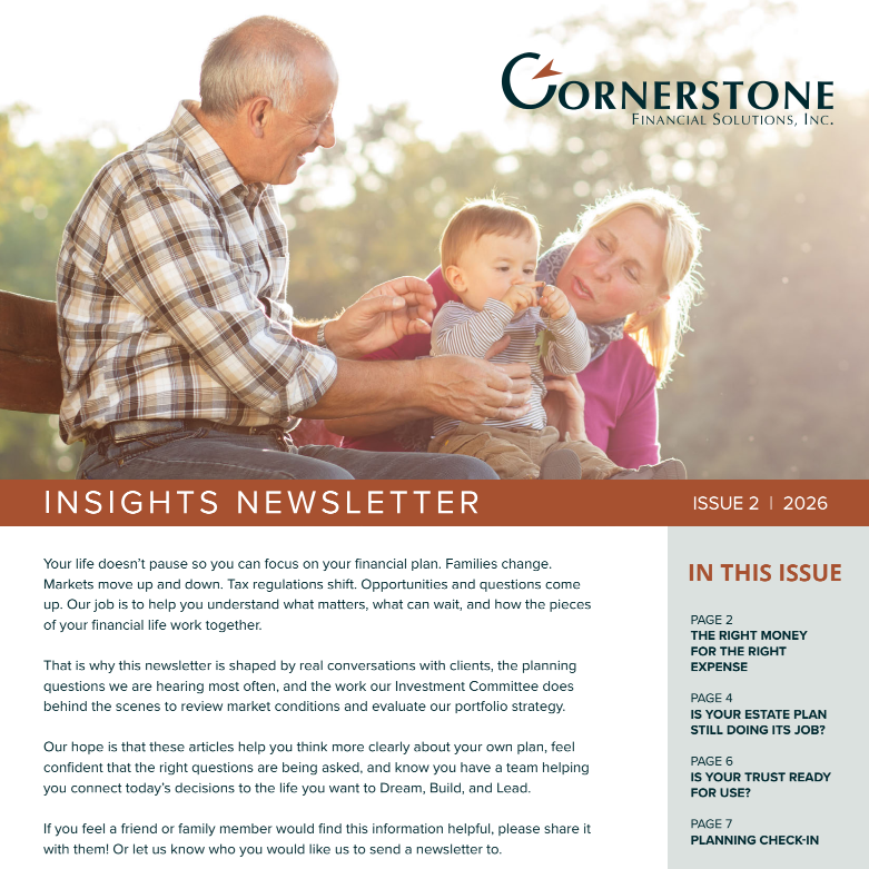 Cornerstone's Tax Newsletter Spring 2025