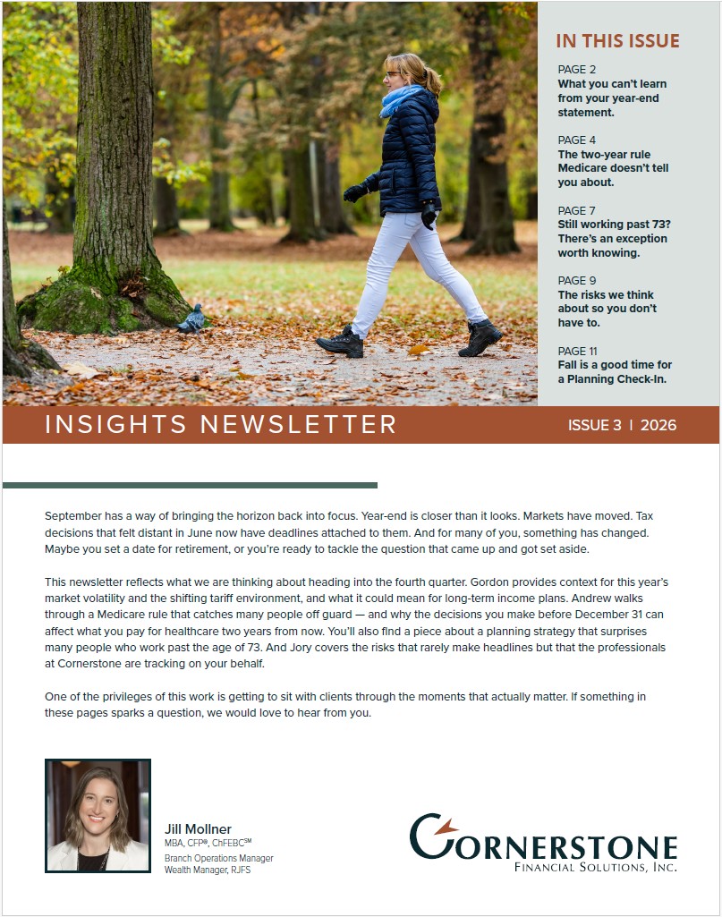 Cornerstone's Tax Newsletter Spring 2025